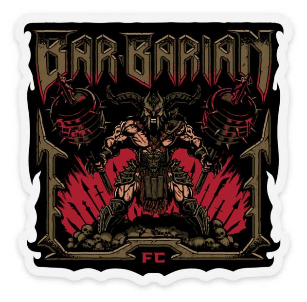 Barbarian Diablo Edition - Sticker