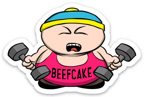 Beefcake - Vinyl Sticker