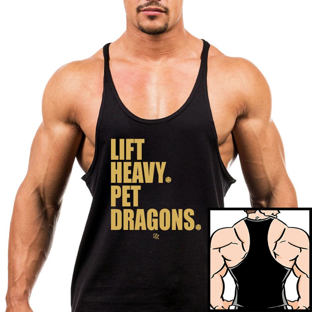 LIFT HEAVY. PET DRAGONS.