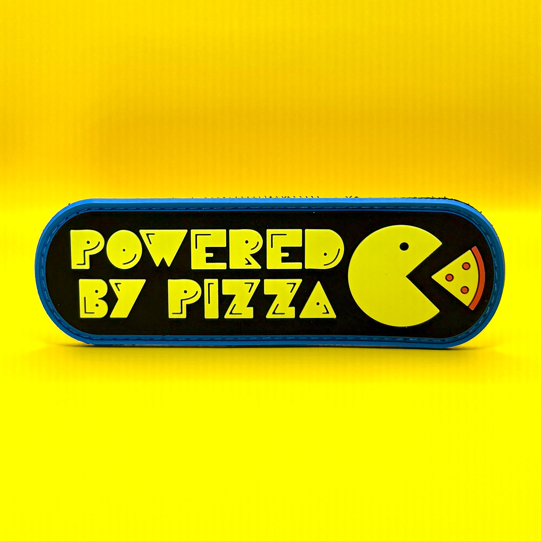 Powered By Pizza - 3D Tactical Velcro XL Patch