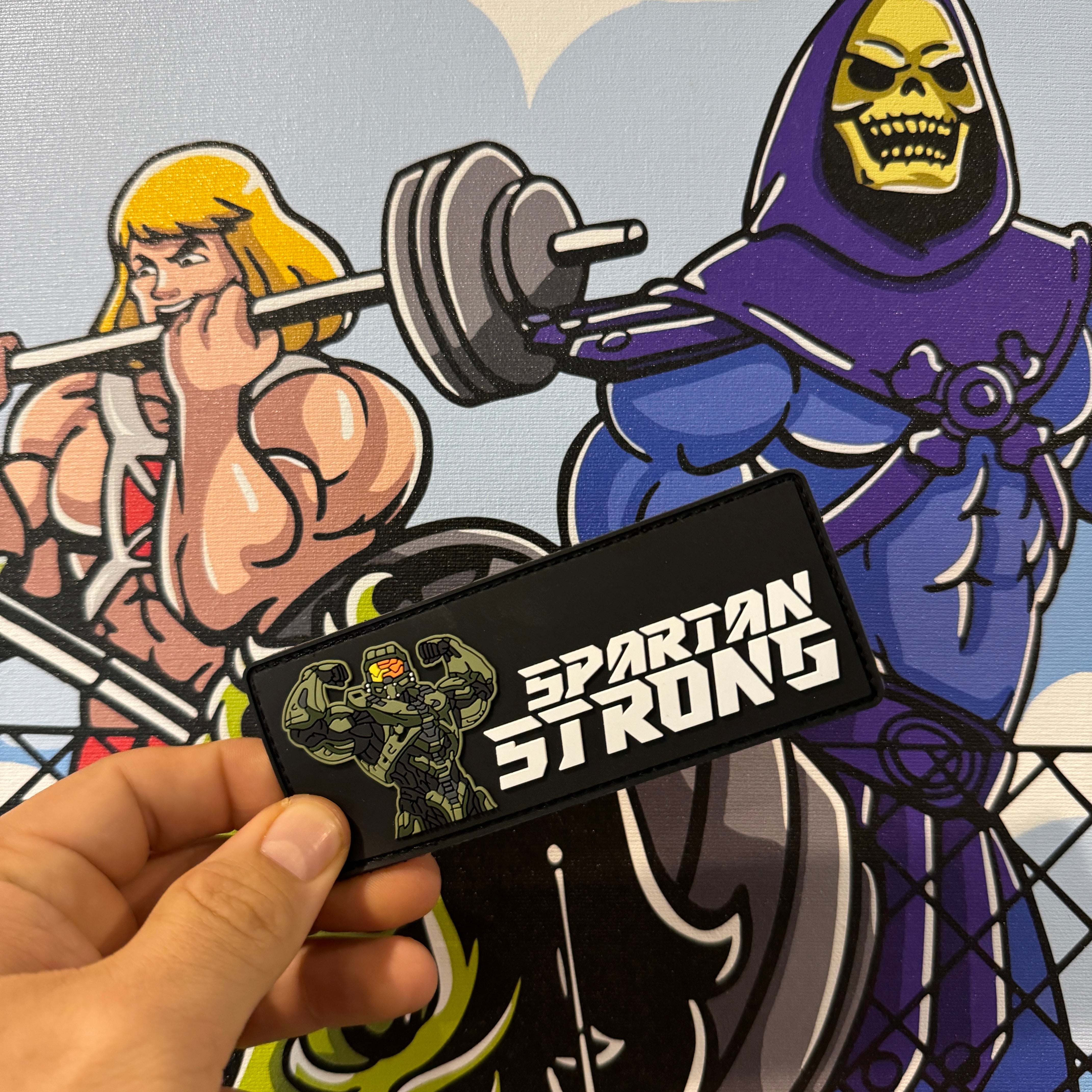 Spartan Strong - XL Tactical Velcro Patch