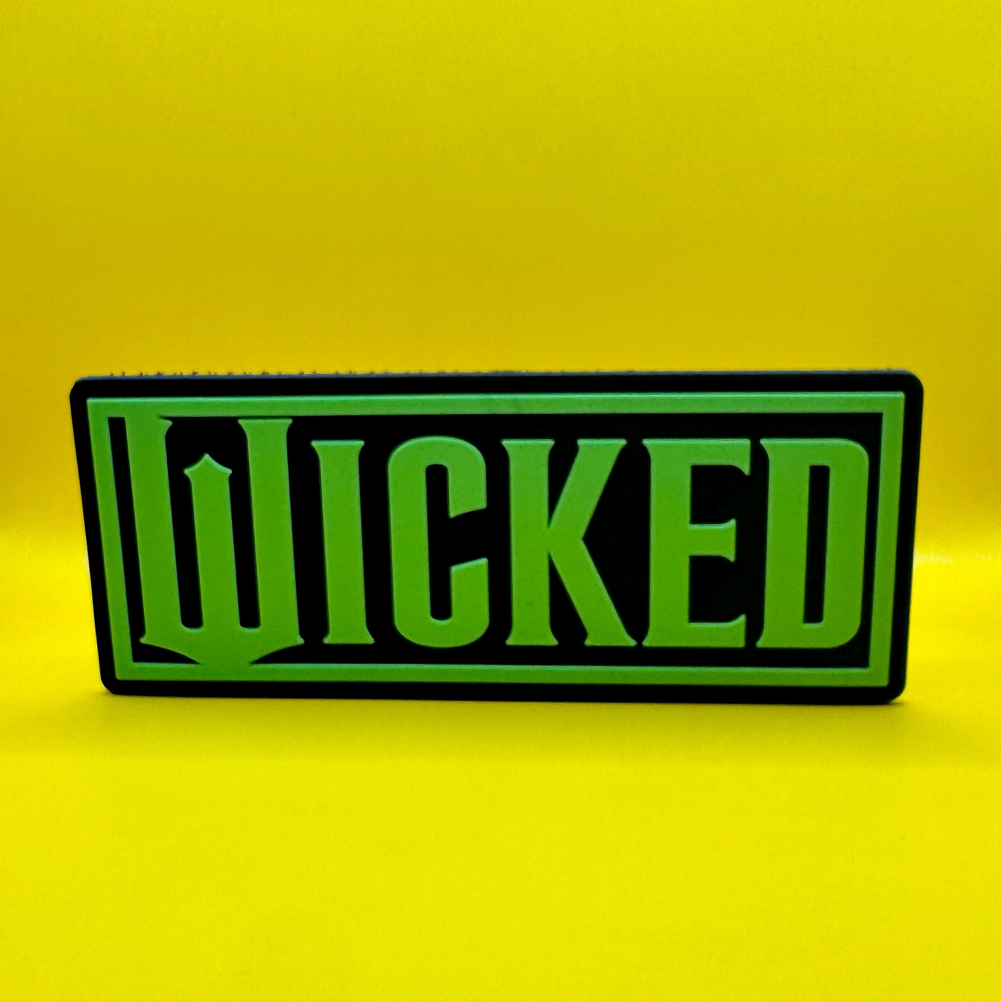WICKED - 3D Tactical Velcro XL Patch
