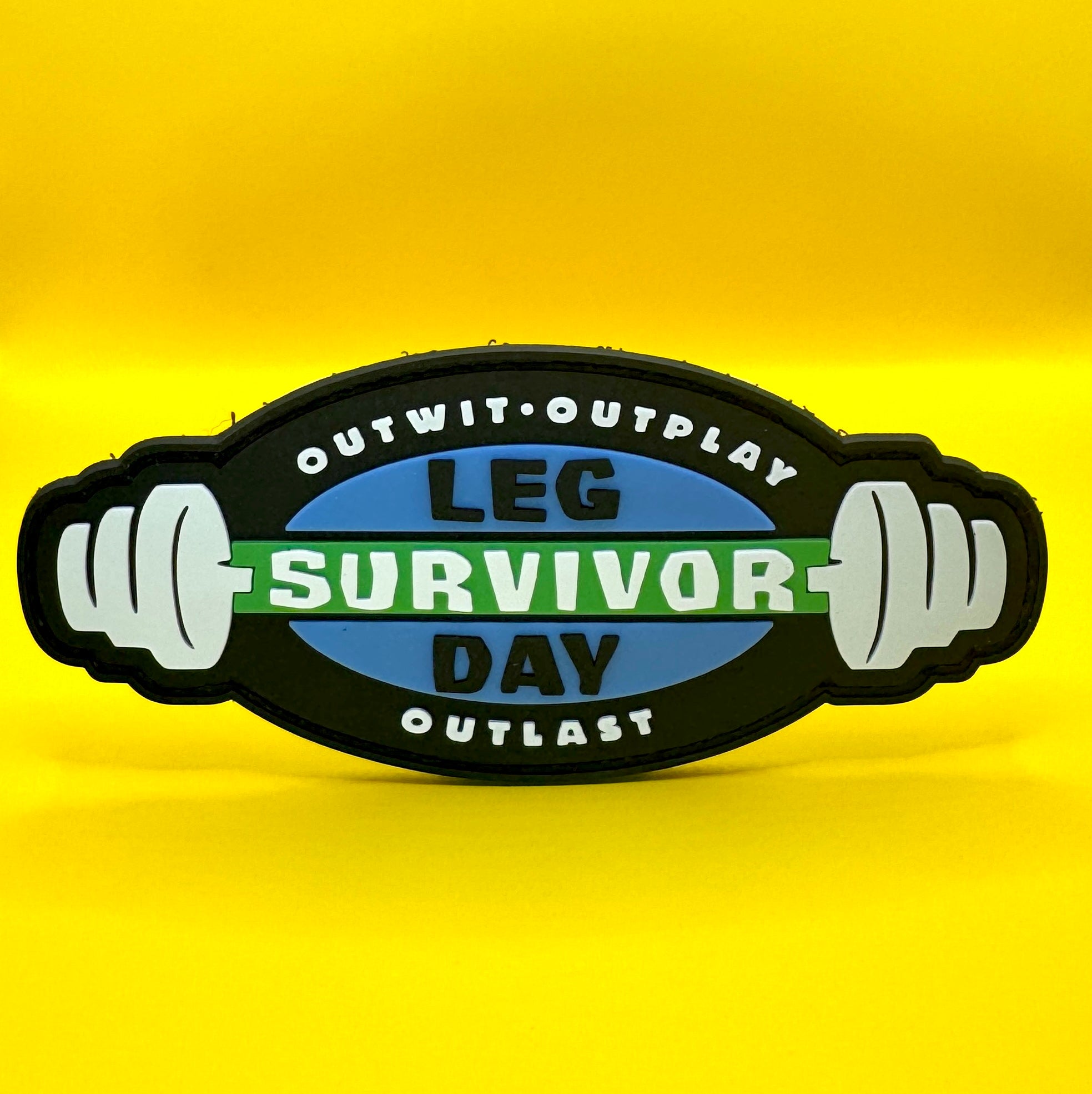 Leg Day Survivor - 3D Tactical Velcro XL Patch