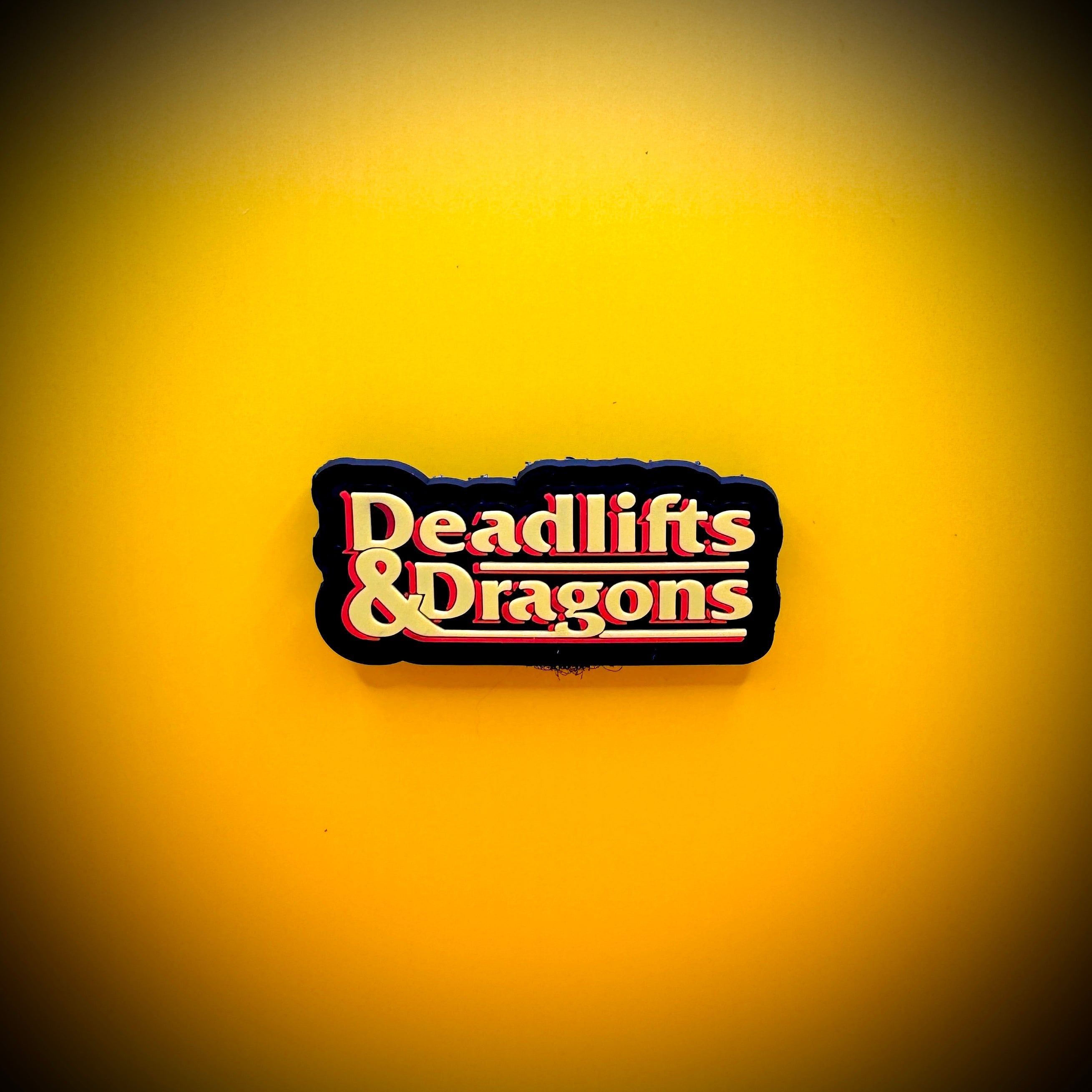 Deadlifts & Dragons - 3D Tactical Velcro Patch
