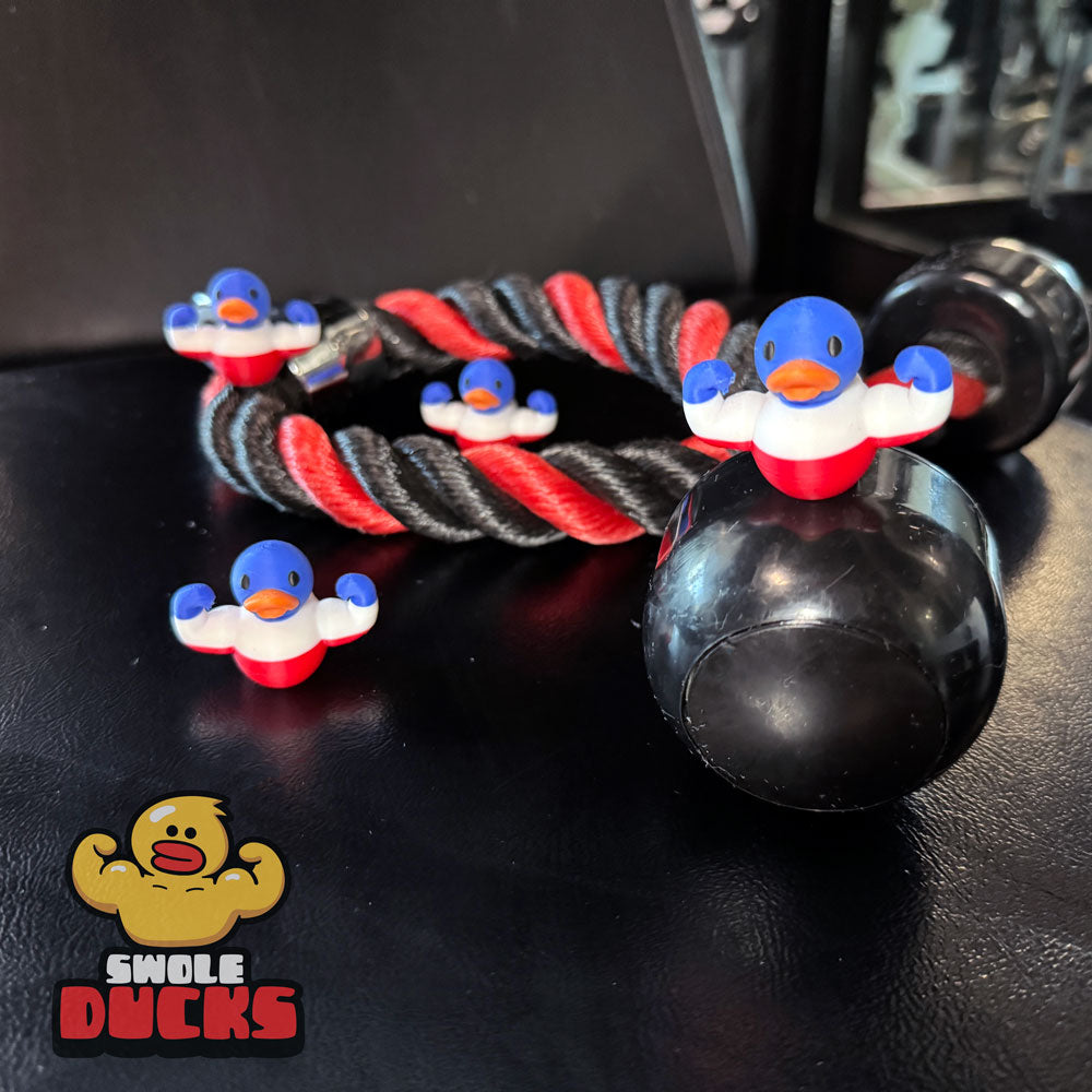 Mini Red, White, & Swole Ducks