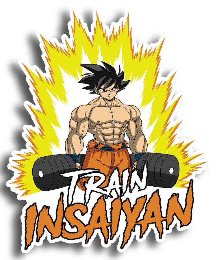 Train Insaiyan Orange - Sticker