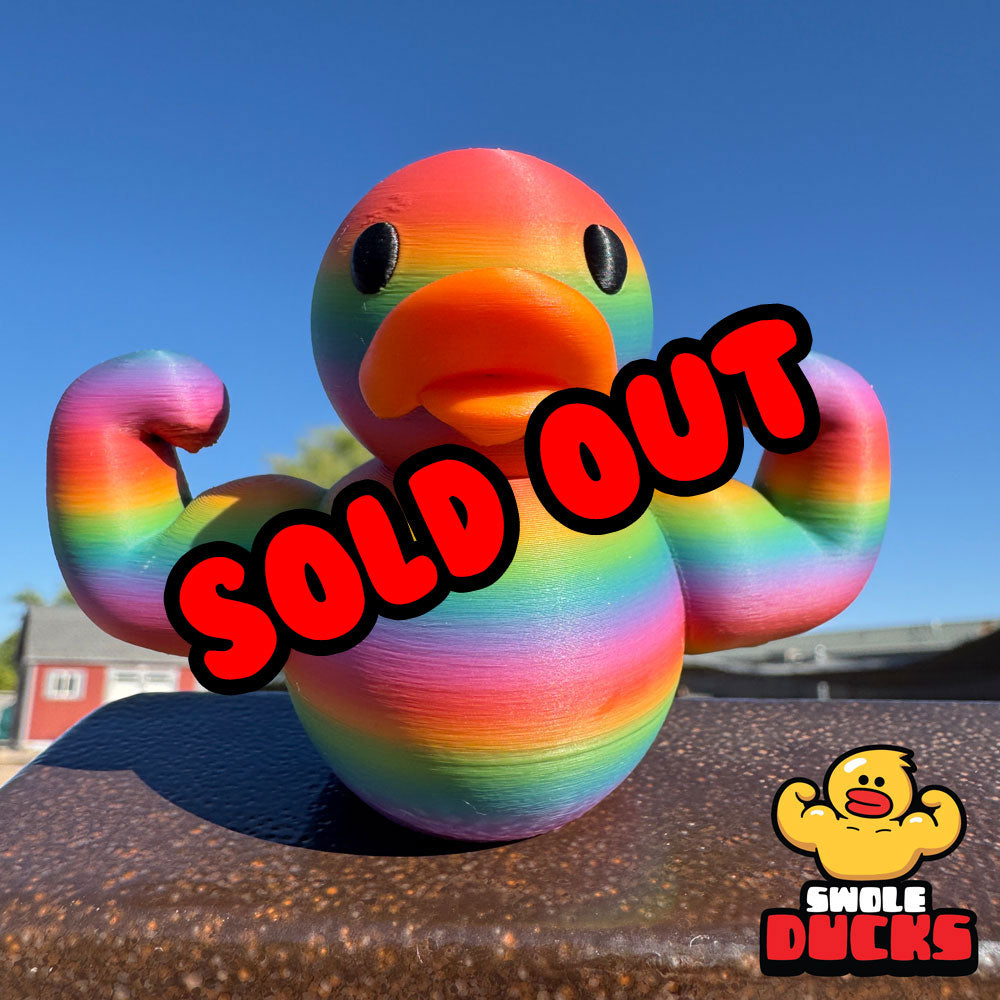 Rainbow Swole Duck - Limited Edition