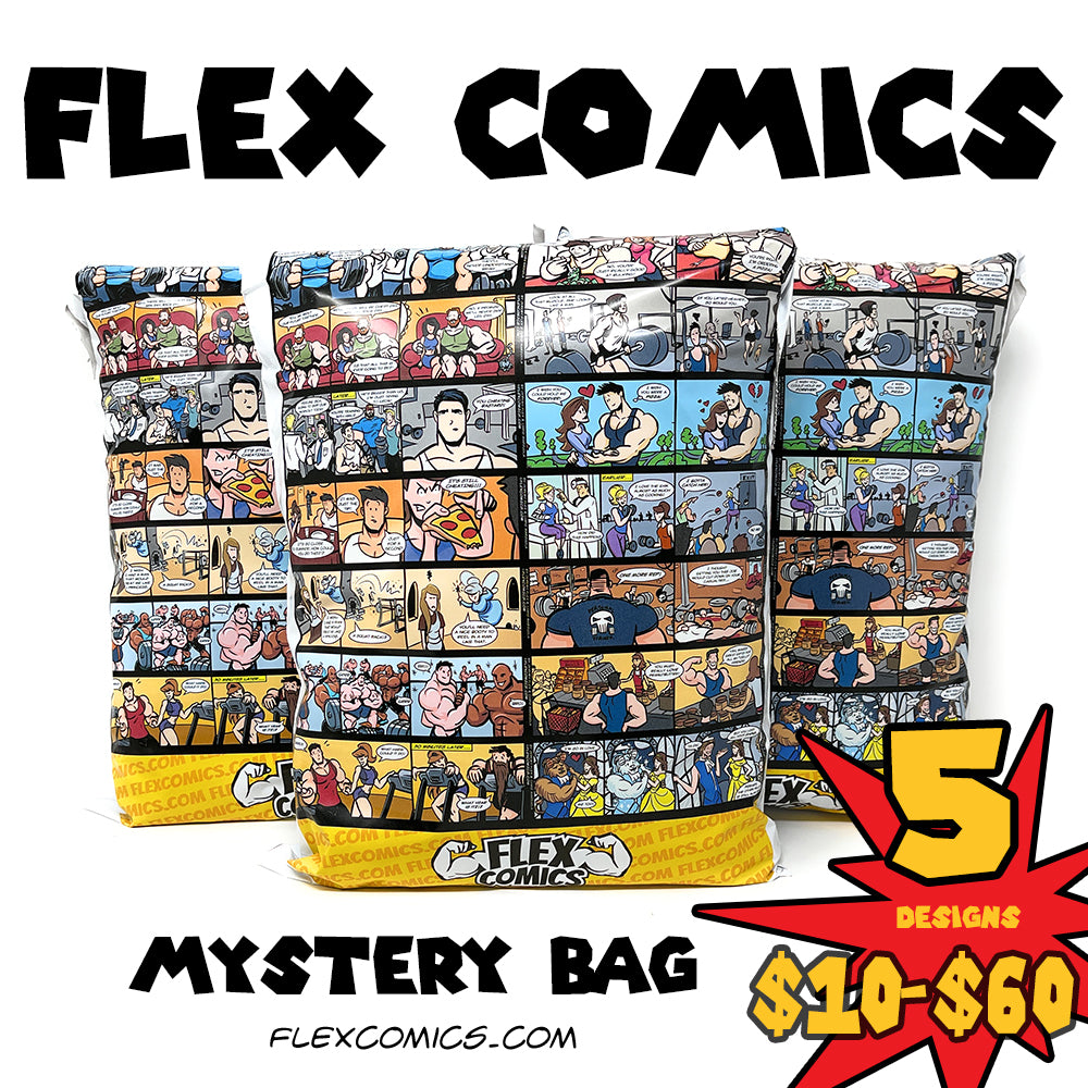 Flex Comics Mystery Bags — $150+ Value! 5 Designs!