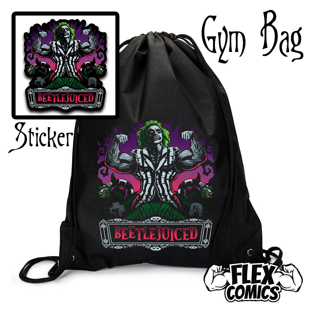 BeetleJUICED: Gym Bag & Sticker Combo