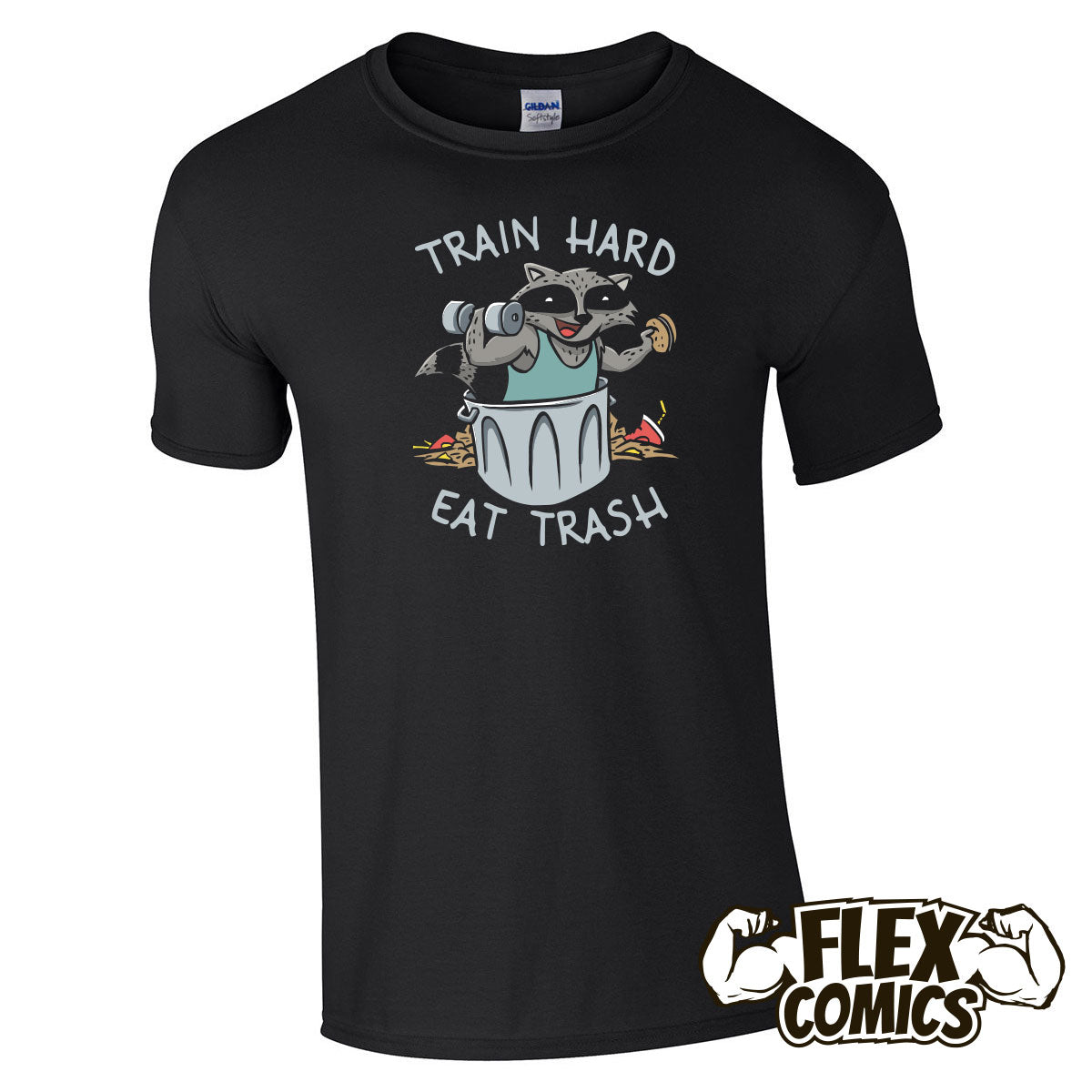 Train Hard Eat Trash Raccoon