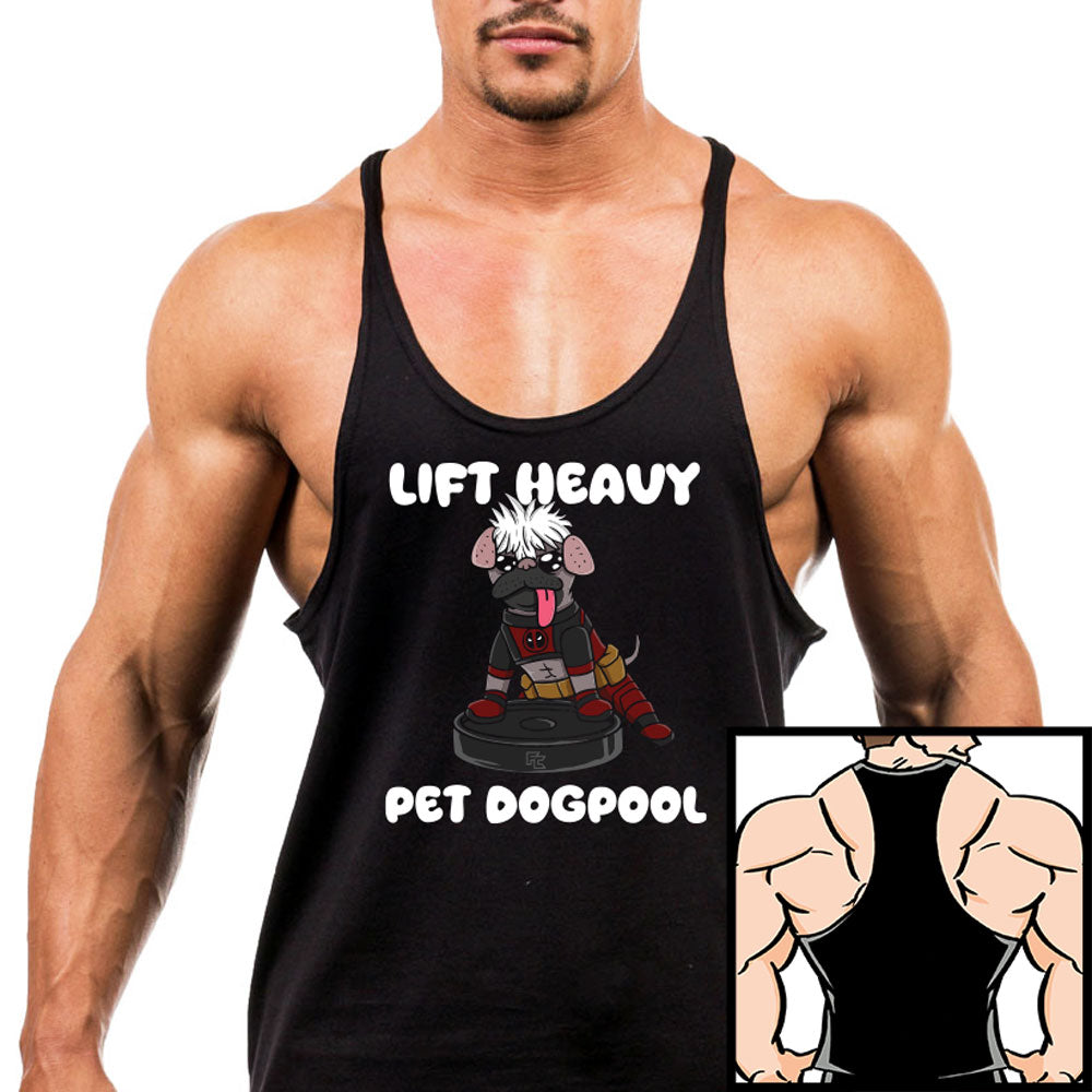 Lift Heavy. Pet Dogpool.