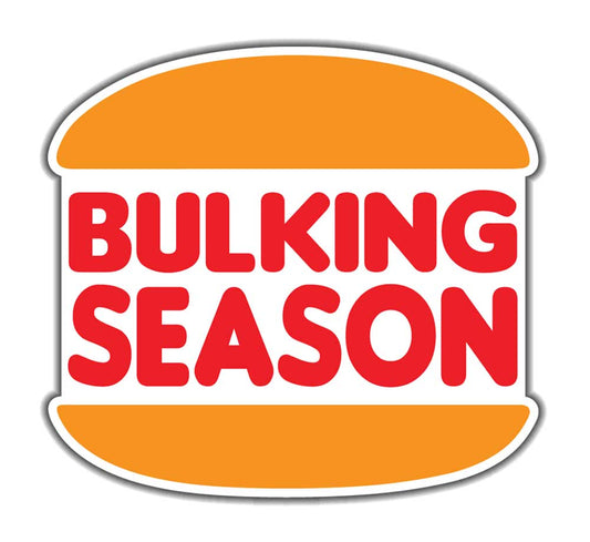 Bulking Season Burger - Sticker