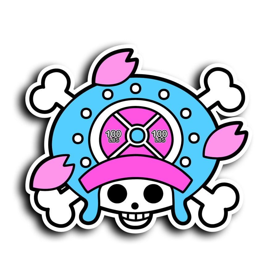 Chopper Skull Sticker