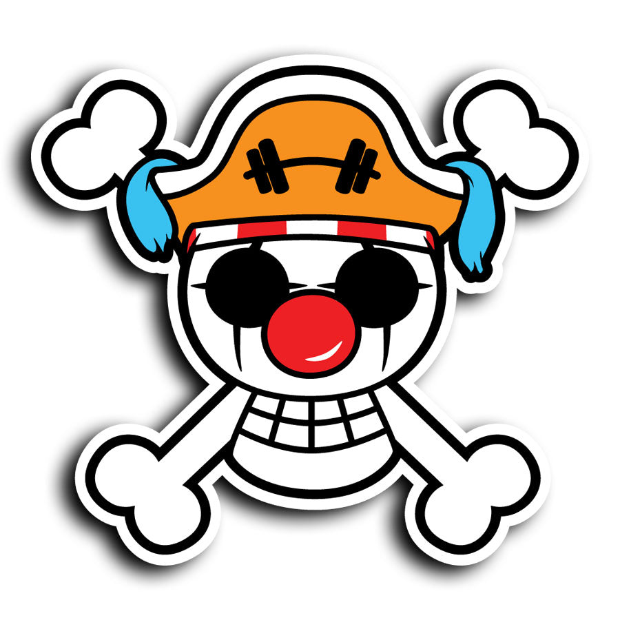 Clown Skull - Sticker