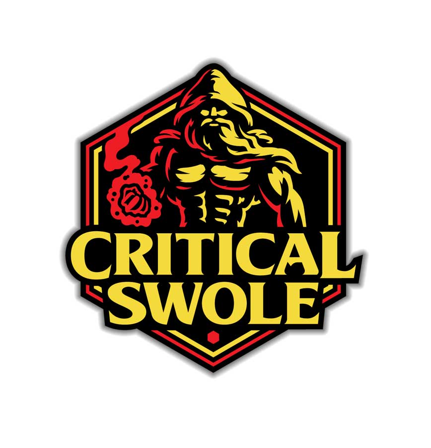 Critical Swole Wizard - Sticker