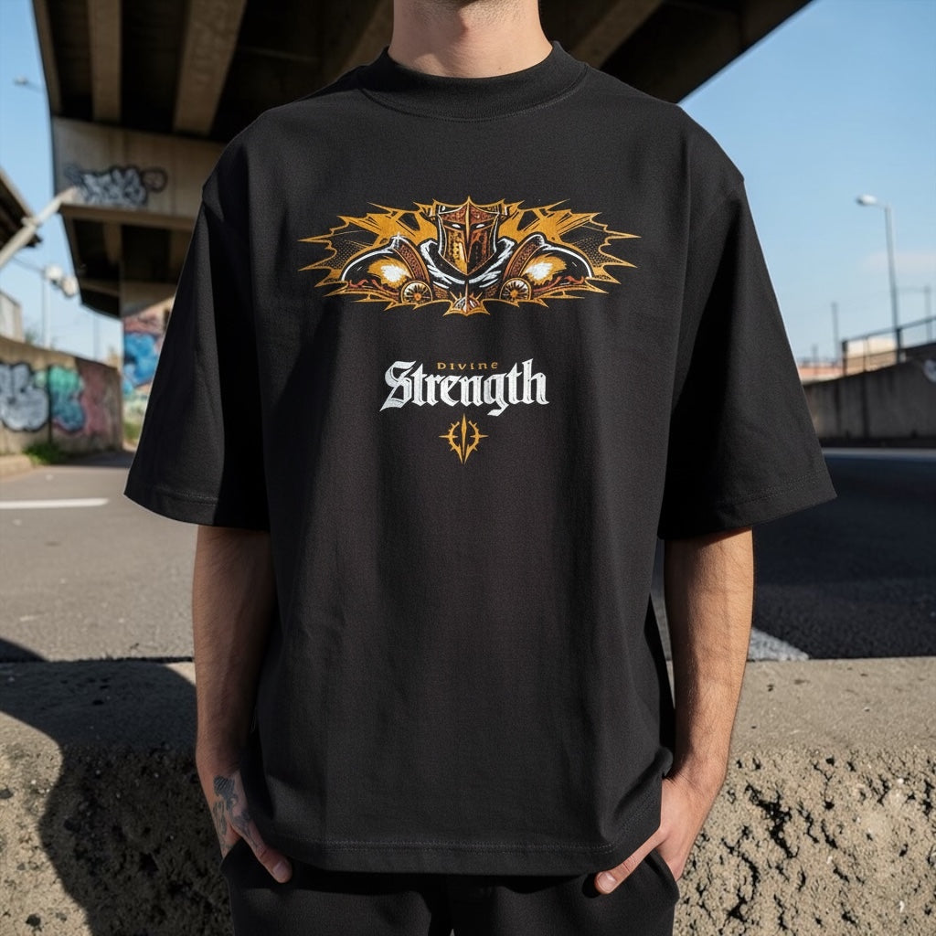 Divine Strength - OVERSIZE TEE (Shorter Style)