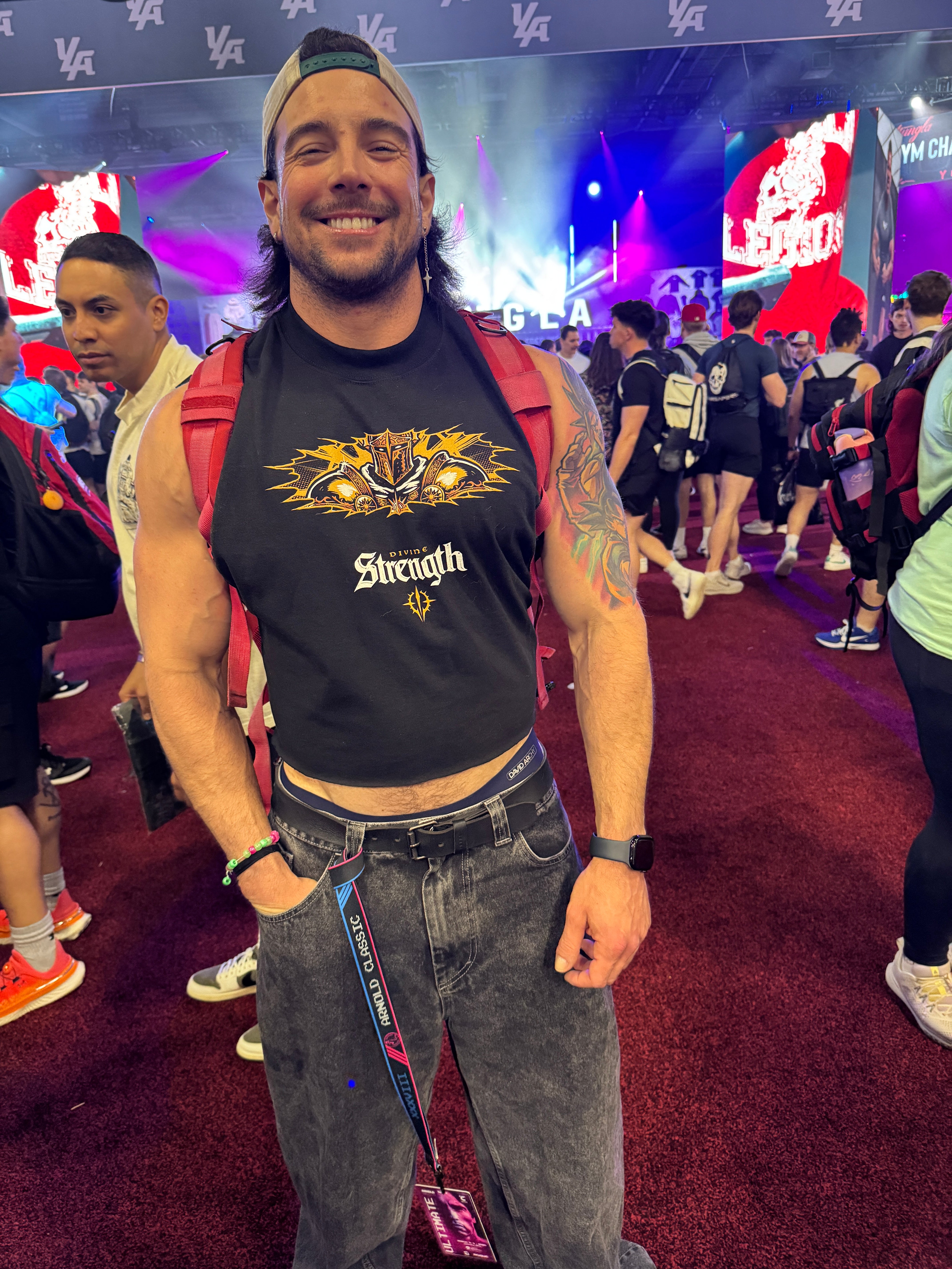 Divine Strength - OVERSIZE TEE (Shorter Style)