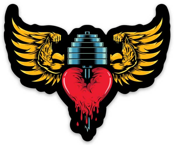 Wings of Strength - Sticker