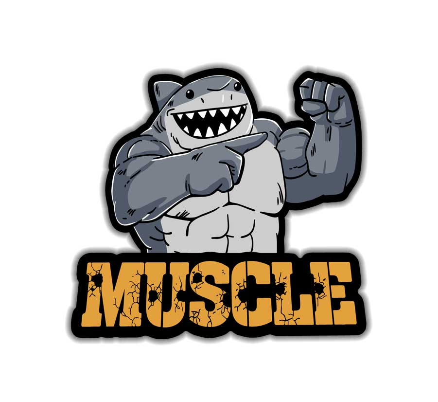 Super Muscle Sticker Muscle - Sticker – Flex Comics Shop