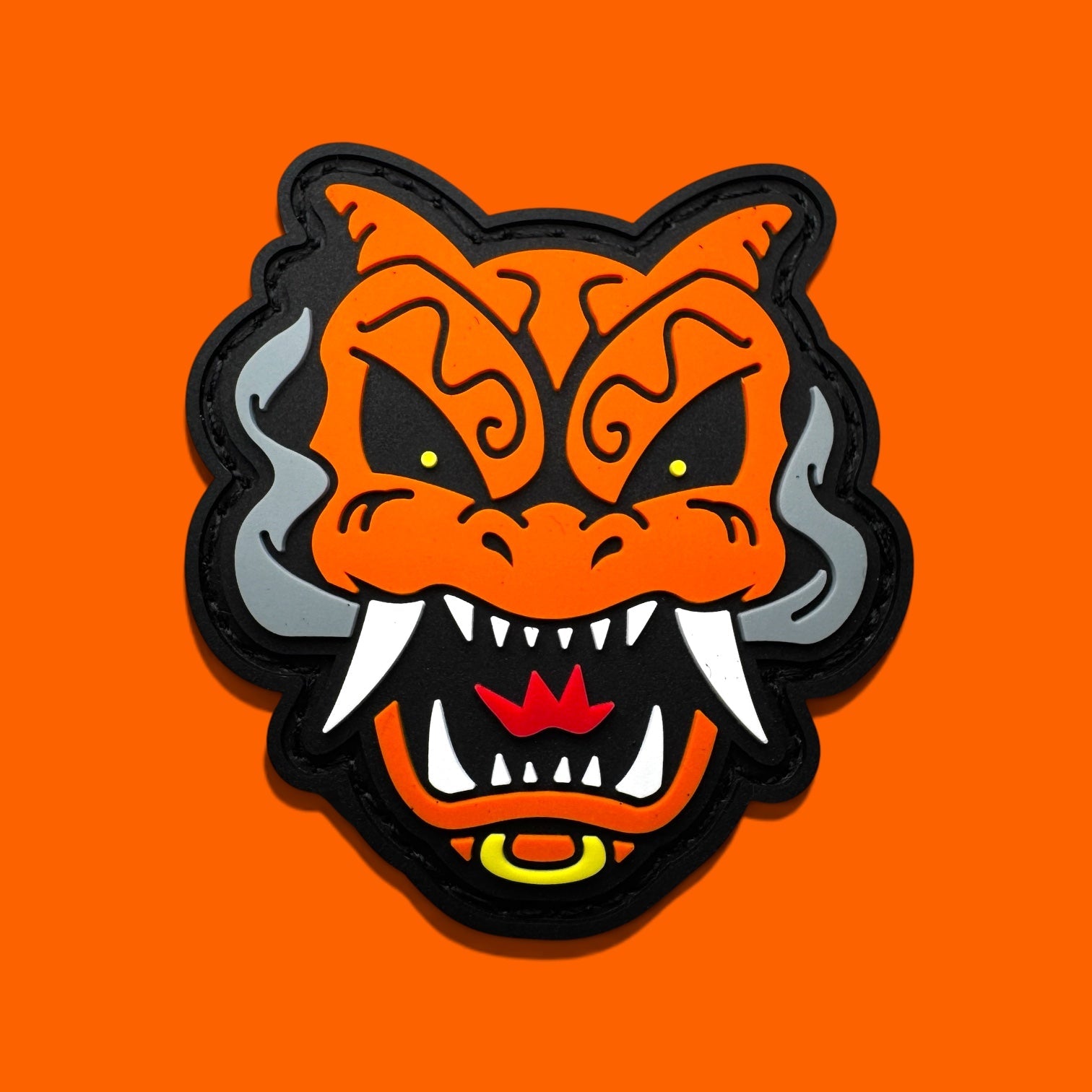 Oni Fire Mask Patch