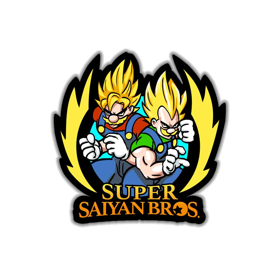 Super Saiyan Bros - Sticker