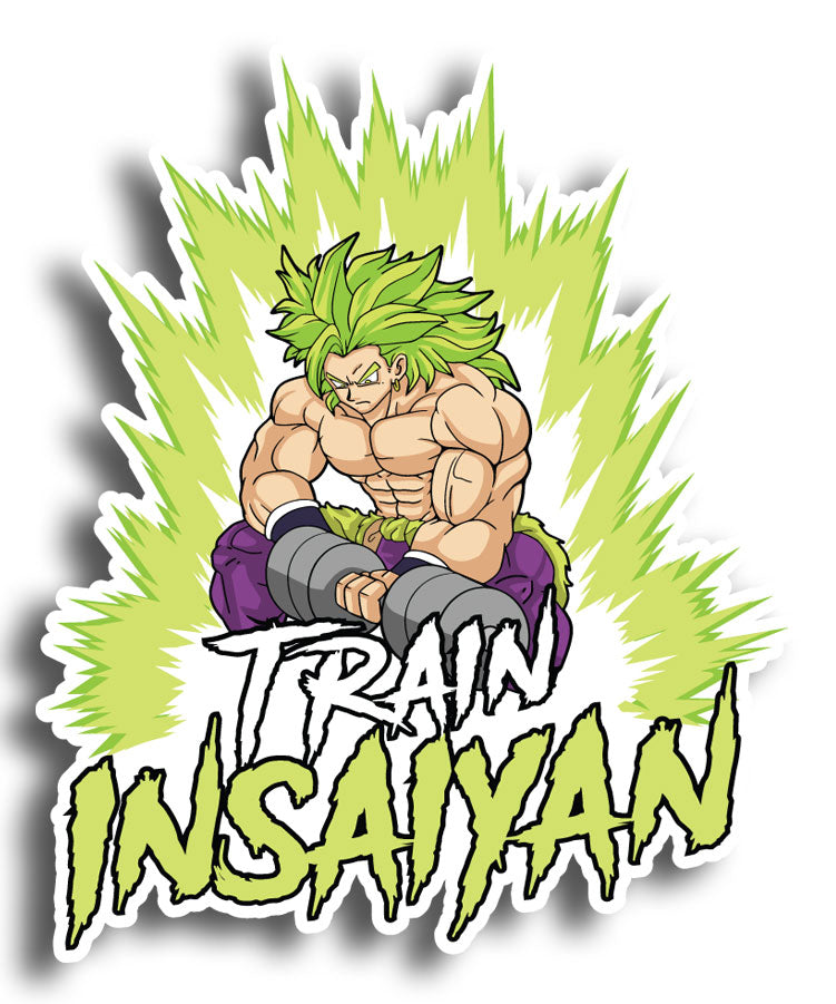 Train Insaiyan Green - Sticker
