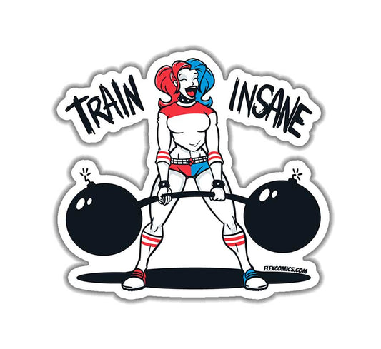 Train Insane - Sticker