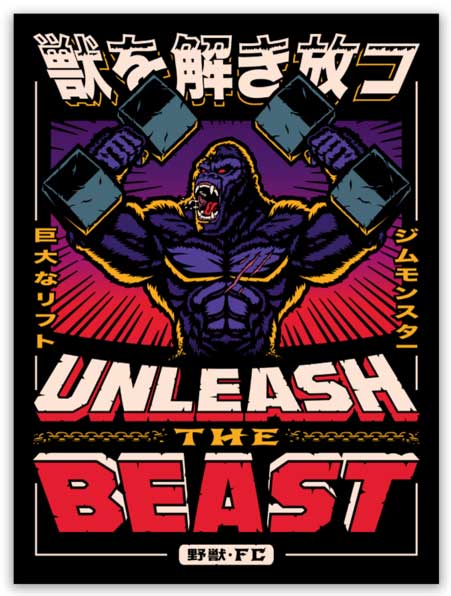 King Kong Unleash the Beast - Sticker