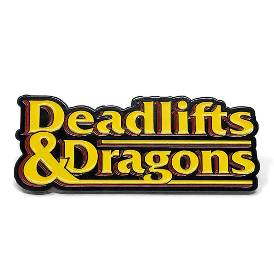 Deadlifts and Dragons (TEXT) - Pin