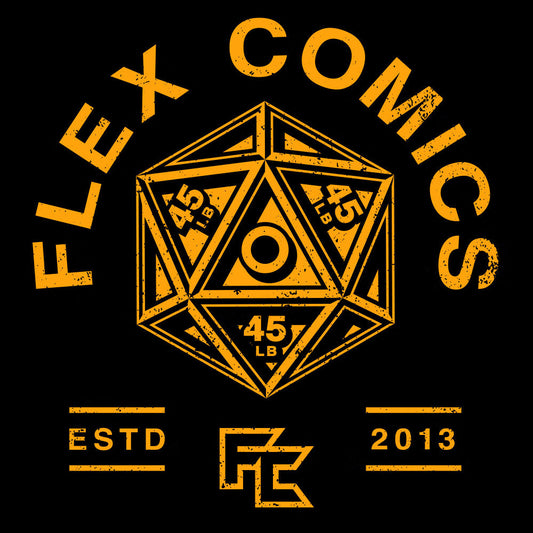Flex Comics 10 Year Anniversary DnD WeightDice