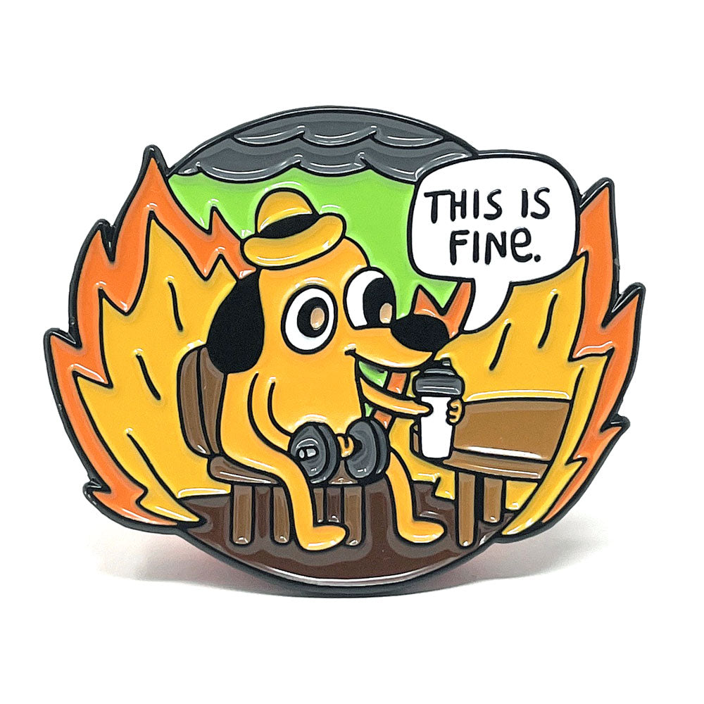 This is fine - Pin